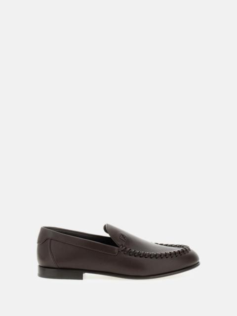 FENDI WOVEN LOAFERS