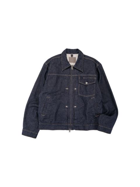 NORSE PROJECTS Svendborg Broken Twill Cotton Linen Denim Jacket Indigo