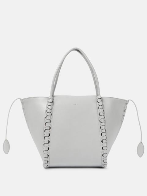 Alaïa Hinge Medium leather tote
