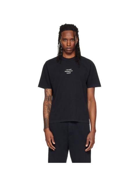 VETEMENTS Black 'I Am Naked Under My Clothes' T-shirt