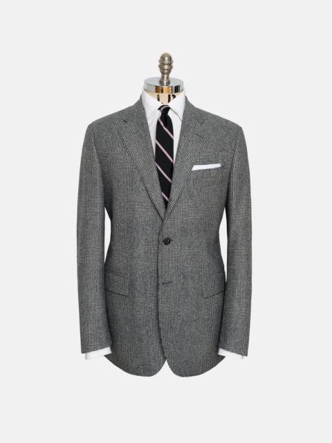J. PRESS MADE-IN-CANADA BLACK & WHITE PRINCE OF WALES WOOL FLANNEL 1902 MODEL SUIT