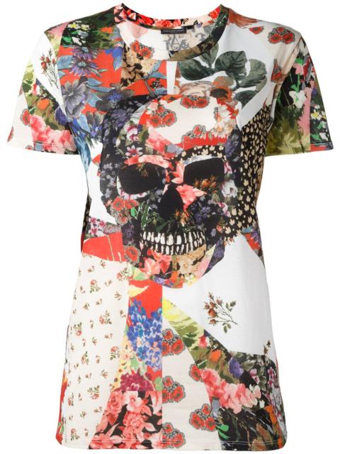 Alexander McQueen floral skull T-shirt