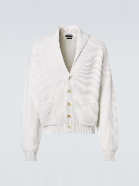 TOM FORD Cashmere and cotton cardigan