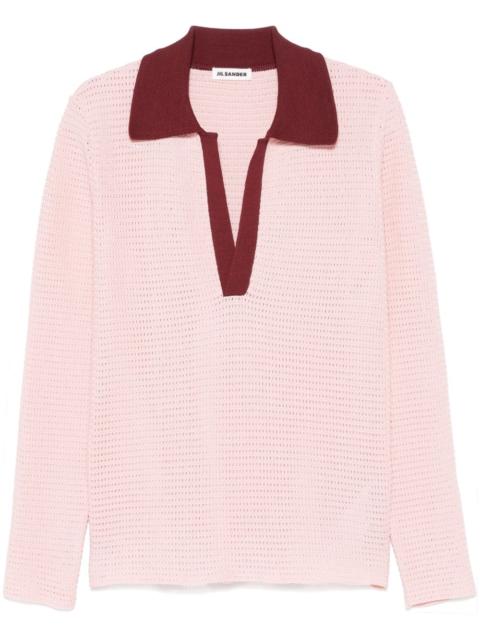 Jil Sander open-knit sweater