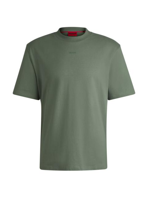 HUGO RELAXED-FIT T-SHIRT IN COTTON WITH LOGO PRINT