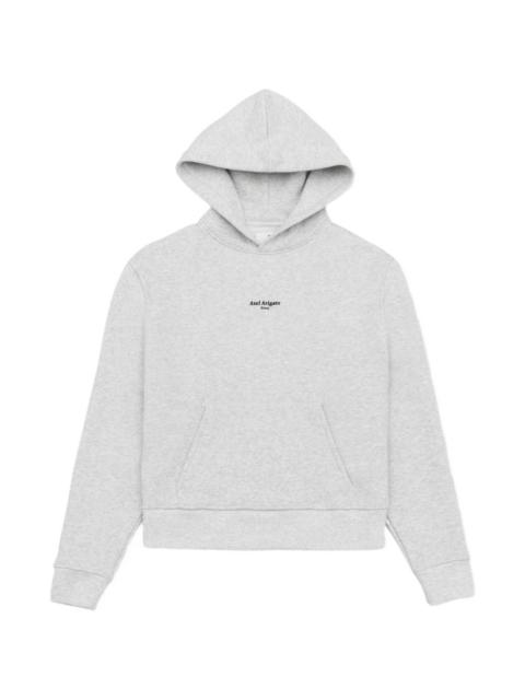Axel Arigato logo-print organic cotton hoodie