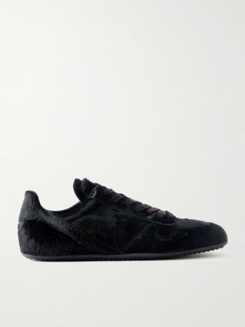 Rick Owens Minimal Sneaks Pony Hair Sneakers
