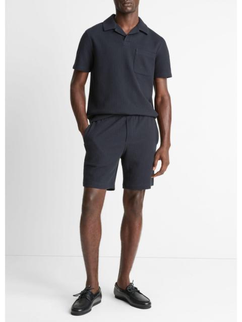 Vince Seersucker-Knit Stretch-Cotton Short