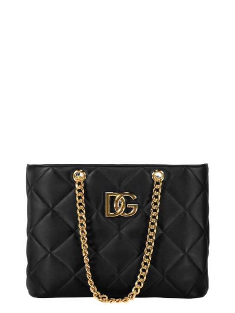 Dolce & Gabbana Quilted Tote With Chain Straps