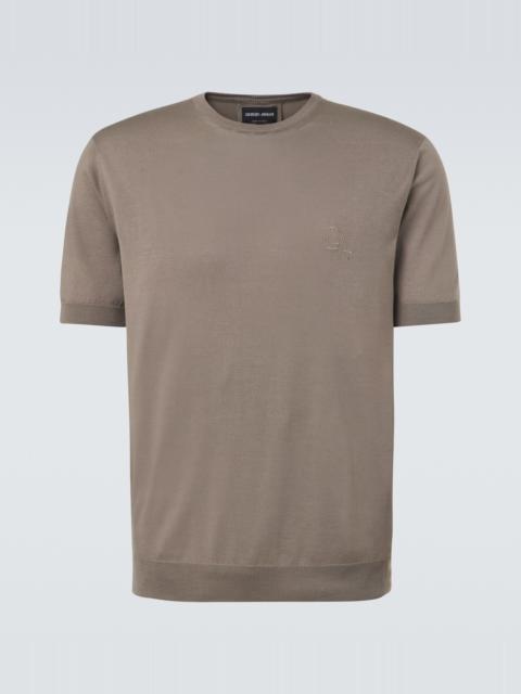 GIORGIO ARMANI Silk and cotton sweater