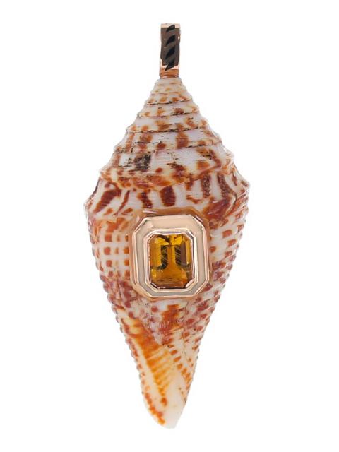 DEZSO Scapolite Conus Shell Pendant