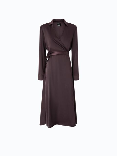 PINKO MIDI WRAP DRESS WITH BELT
