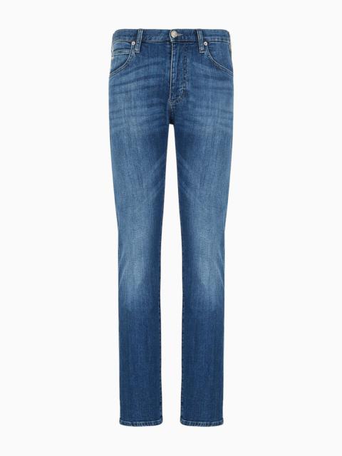 J45 Regular-fit jeans in melange twill 10 oz comfort denim