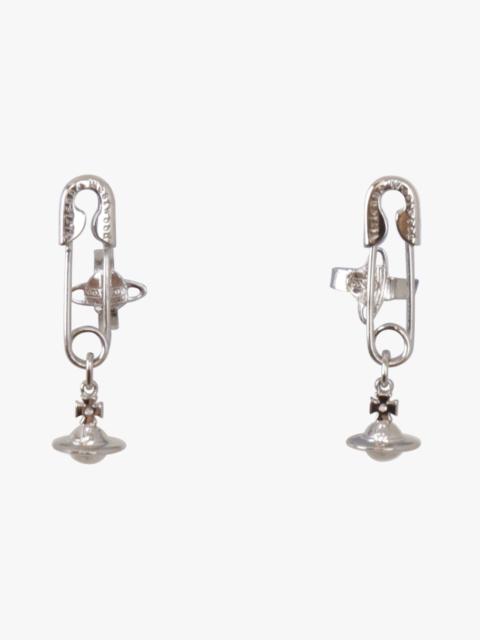 Vivienne Westwood SAFETY PIN EARRINGS | SILVER