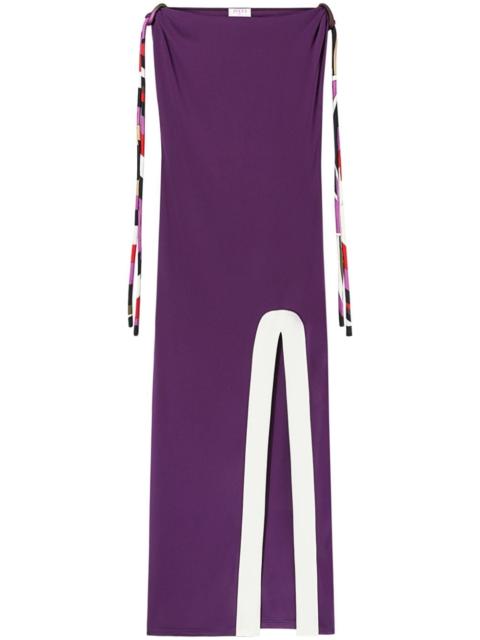 PUCCI Iride-trim long dress