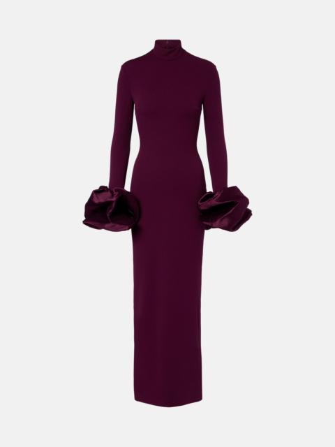 SOLACE LONDON Viviana ruffled gown