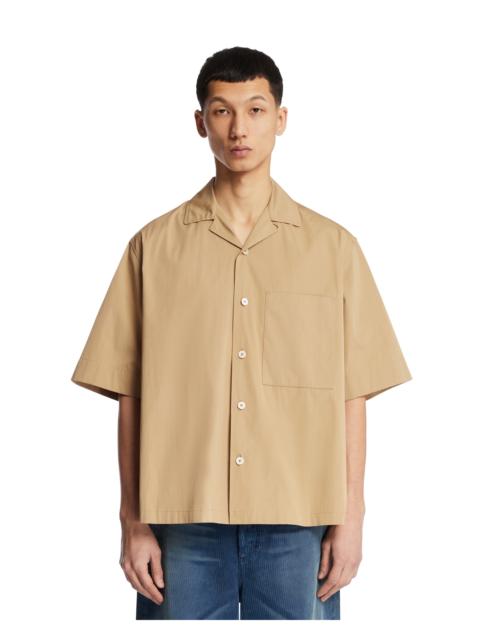 Jil Sander Beige Cotton Shirt