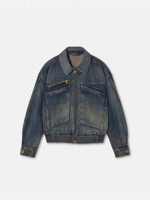 VERSACE Made in Japan Denim Blouson Jacket