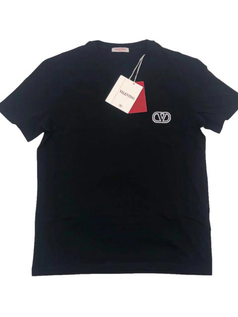 Valentino Vlogo Signature Patch T-Shirt - Black "BLACK" VLTXTSH0002