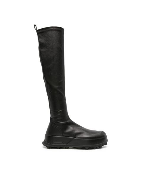 Jil Sander knee-high leather boots