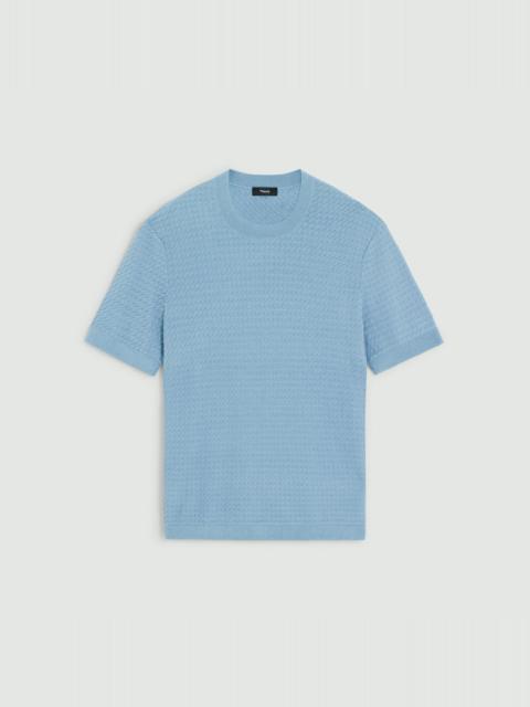 Theory Damian Short-Sleeve Tee in Cotton