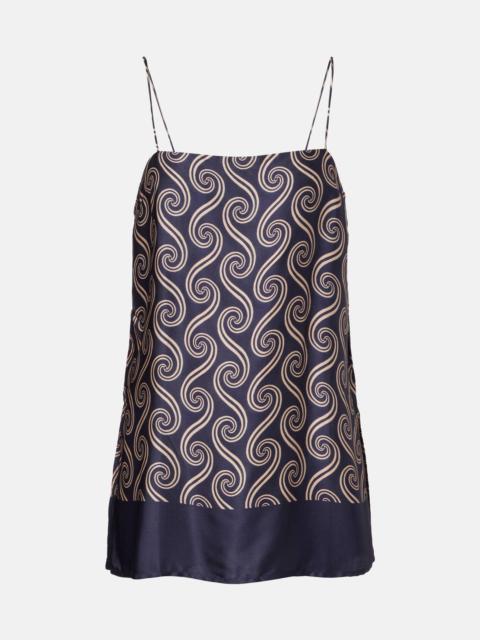 FAITHFULL Aina printed satin camisole
