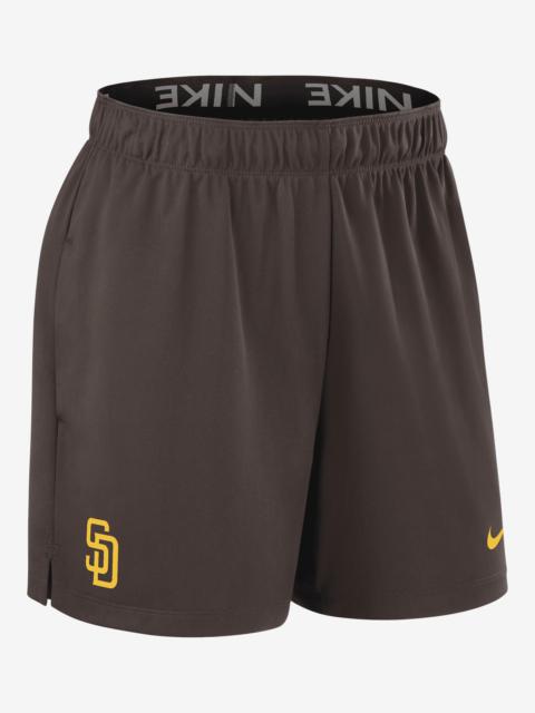 San Diego Padres Authentic Collection Practice Nike Women's Dri-FIT MLB Shorts