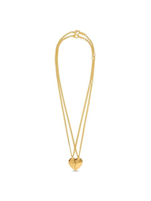 BALENCIAGA heart-motif necklace
