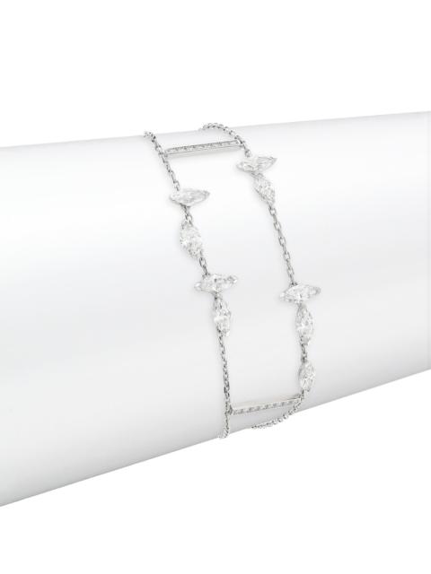 REPOSSI Women's Luminant 18K White Gold & Diamond Openwork Bracelet/6" - White Gold