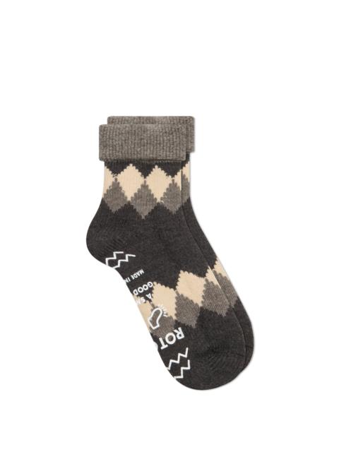 ROTOTO® RoToTo Diamond Comfy Room Sock