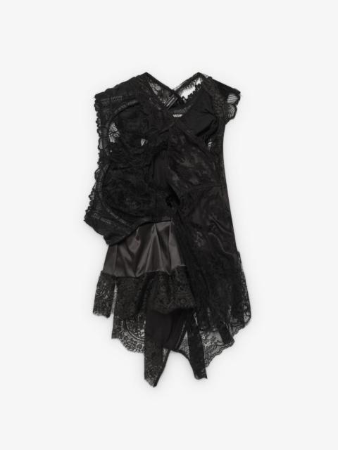 Junya Watanabe Nylon Stretch x Polyester Lace Top