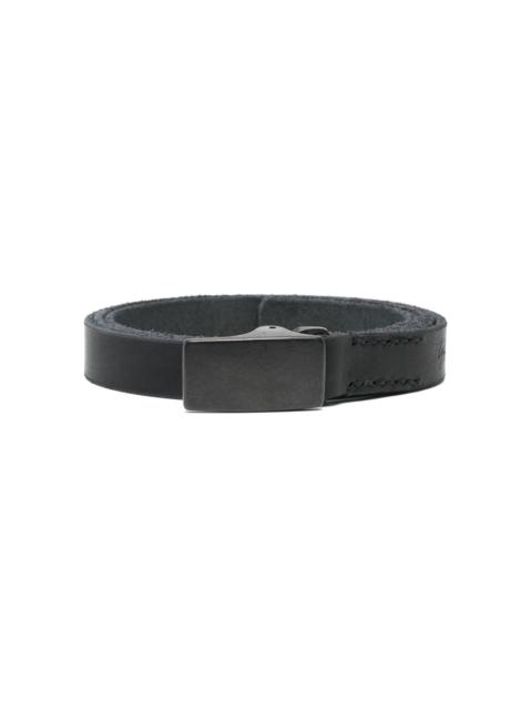 Yohji Yamamoto Thicnume leather belt