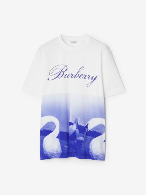 Burberry Swan Print T-shirt