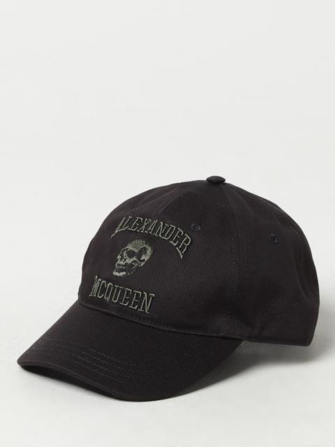 Alexander McQueen Alexander McQueen hat in cotton with embroidered logo