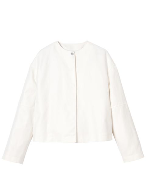 Longchamp Jacket Ecru - OTHER
