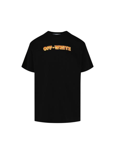 Off-White Off-White Arrows Print Crewneck Tee 'Black/Orange'
