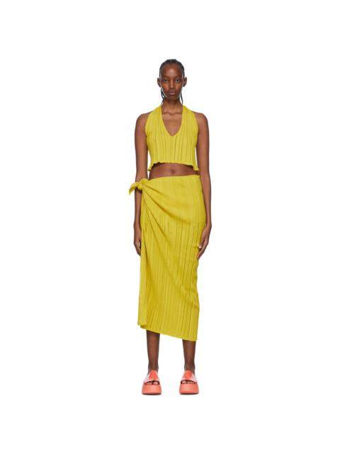 MARCO RAMBALDI SSENSE Exclusive Yellow Viscose Cover-Up Set