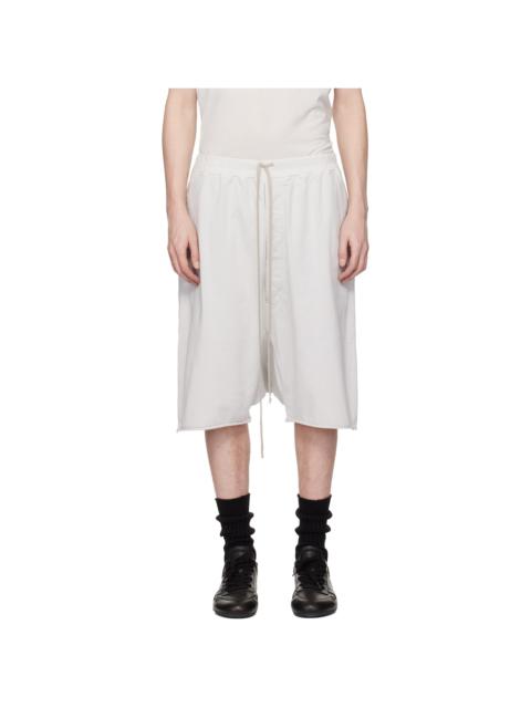 Rick Owens DRKSHDW Off-White Temple Drawstring Pods Shorts