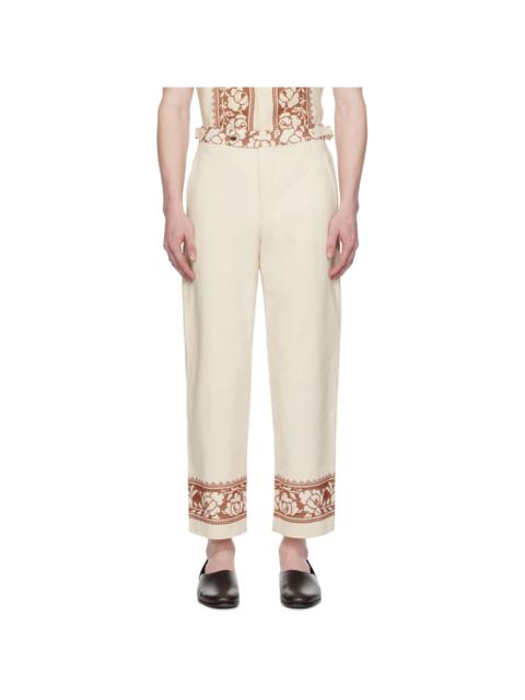 Off-White Rose Garland Trousers
