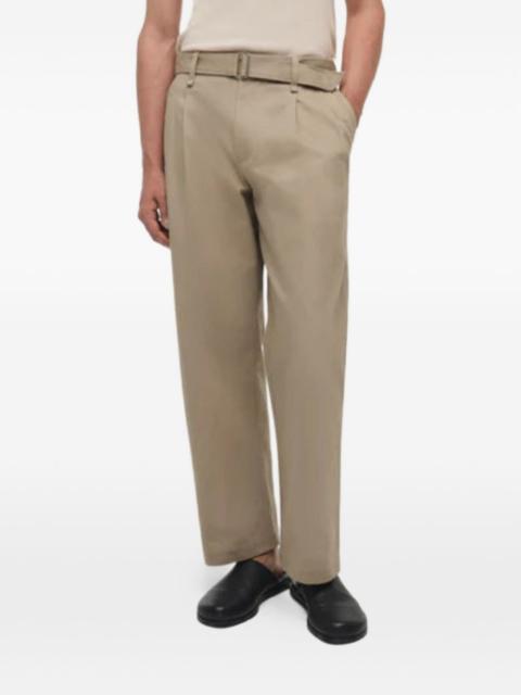 SIMKHAI belted pleated trousers