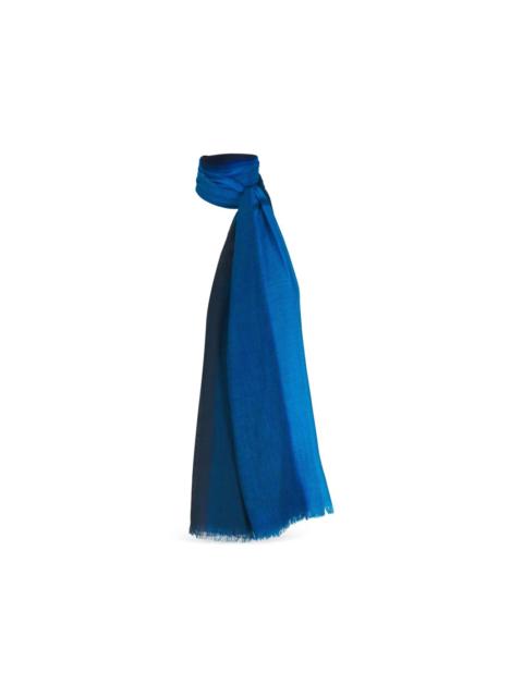 AKRIS colourblock fringed scarf