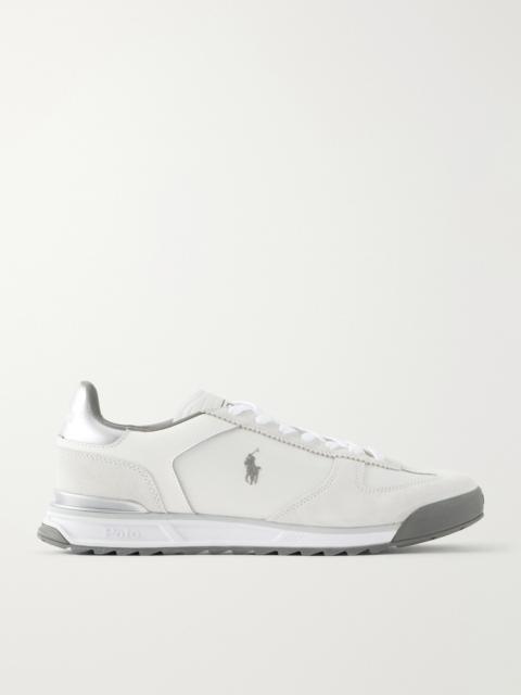 Polo Ralph Lauren Varick Suede and Leather-Trimmed Sneakers