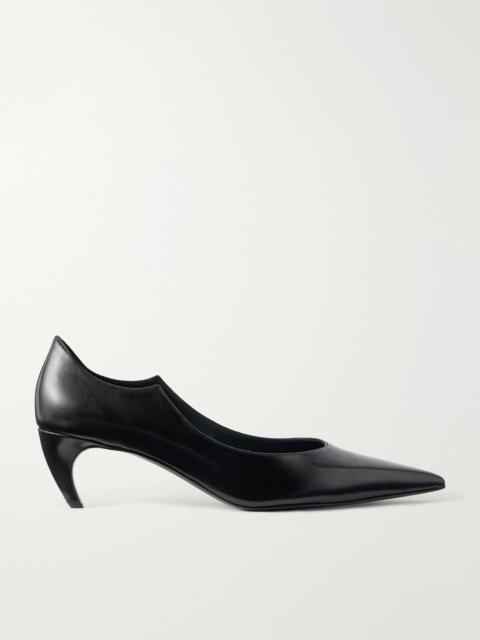 KHAITE Valerie 55 leather pumps Black