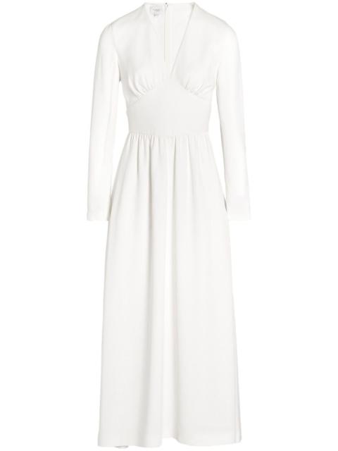 GIAMBATTISTA VALLI crepe V-neck dress