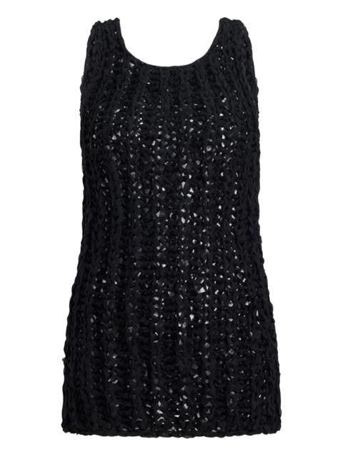 KHAITE openwork Evita top