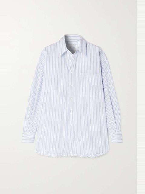 Bottega Veneta Striped cotton-poplin shirt