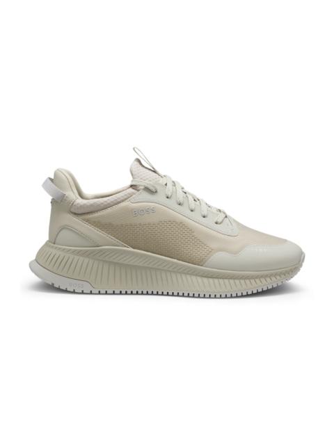 BOSS TTNM EVO TRAINERS WITH RIDGED OUTSOLE