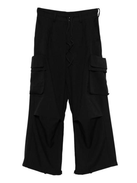 Y-3 drawstring cargo trousers