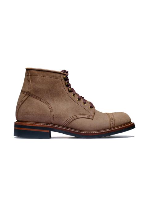 JOHN LOFGREN Combat Boots Horween Leather CXL Natural Roughout