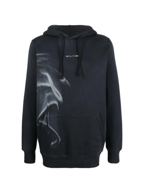 1017 ALYX 9SM smoke-print drawstring hoodie